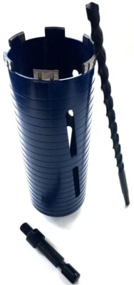 PRO RIGHT INDUSTRY 4" core Bit Concrete SDS MAX Adapter with pilot bit bosch hilti hammer drill