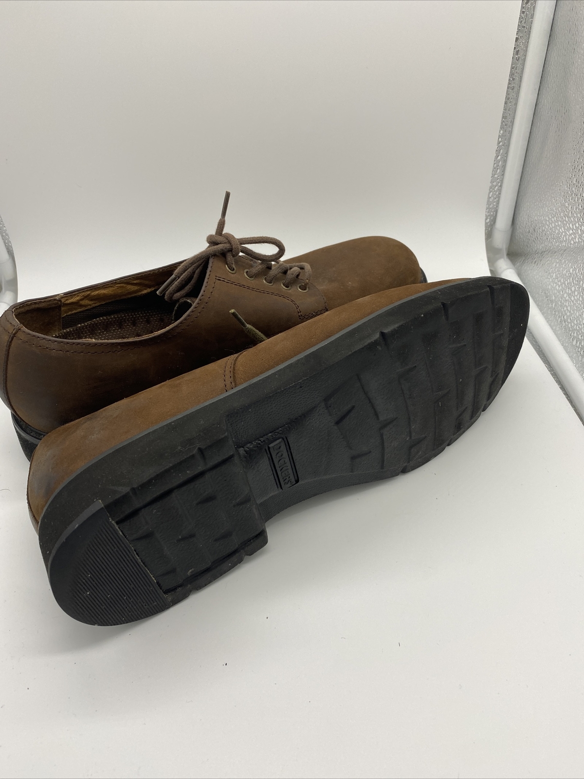 SAOLA Dockers Columbia 090 2908 Oxford scarpe stringate in pelle scamosciata marrone uomo 10 5 M