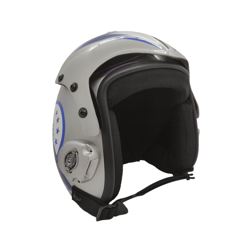 CASCO DA VOLO Bianco Semplice Hgu-33 Film Prop Pilota Aviatore Navale - Foto 5