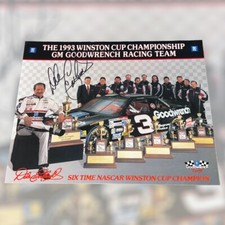 Dale Earnhardt '93 CHEVY RCR CHAMPIONSHIP INTIMIDATOR #3 signed 8x10 HERO photo