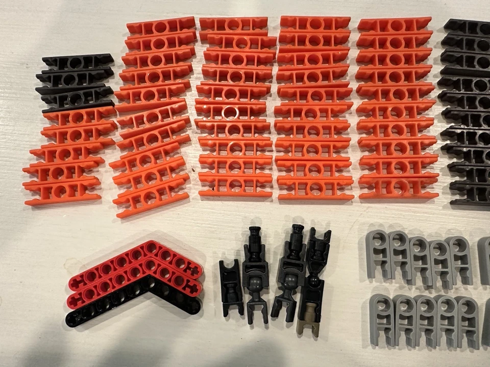 K'NEX CONNECTORS Mix Lot Bulk Standard Parts KNEX 150+ Ladder,Connectors, Ball - Image 2 of 4