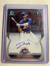 2023 1st Bowman Chrome Diego Mosquera #CPA-DM Auto Mets RC (3)