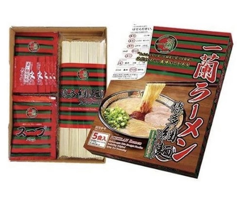 ICHIRAN Ramen Tonkotsu Ramen Hakata Thin Noodles - 5 Servings Pack