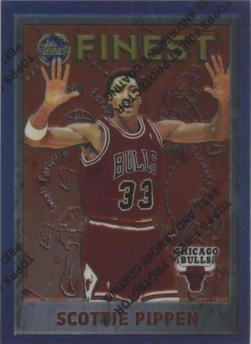 1995-96 Topps Finest - Scottie Pippen/Michael Jordan #DS4 for sale