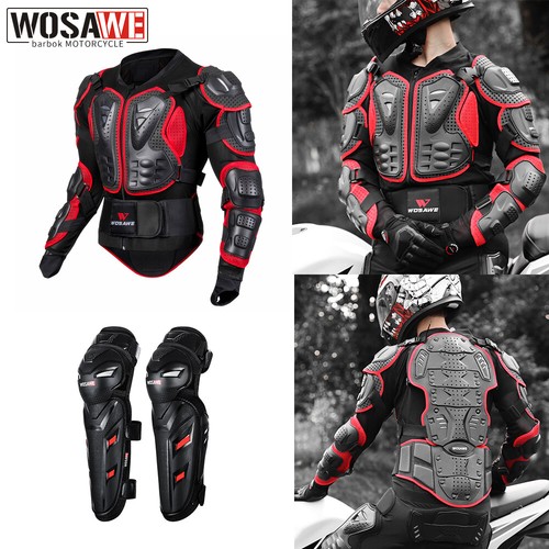 WOSAWE Men's Motorcycle Leggings With CE Pads | Protective Pants For MTB, Cycling, Running, Gym