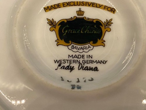Vintage - Grace China - Lady Diana Gravy Boat - Made in WEST GERMANY - Shelf - Picture 6 of 8