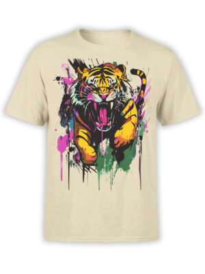 FANTUCCI Tiger T-Shirt Collection | Splash Attack Tiger T-Shirt | Unisex