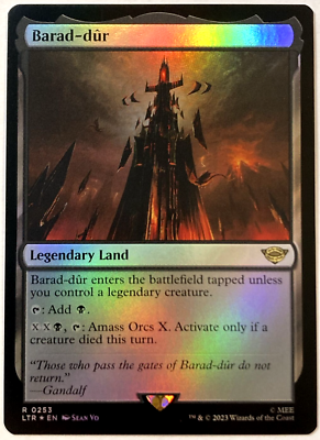 MTG Barad-dur *FOIL* The Lord of the Rings: Tales of Middle-earth