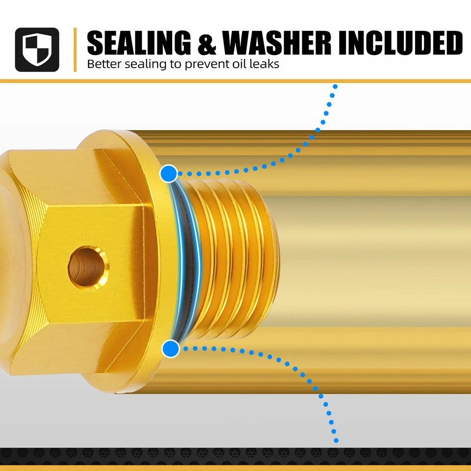 Tapón de drenaje de aceite magnético para Suzuki Quadsport Z400 LTZ400 2x4 2003-2009 2012-2014 Foto 2 de 4