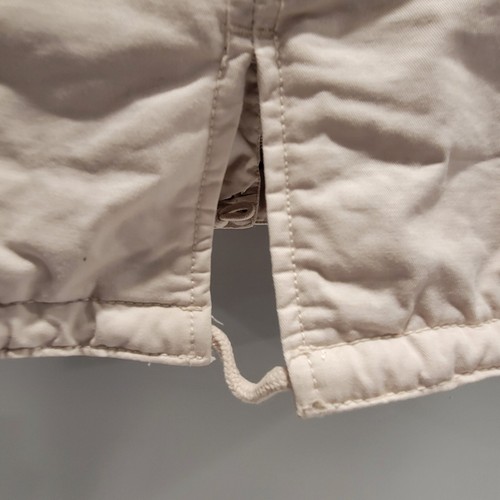 Divided H&M Cream Coat With Faux Fur Hood - Womens / Juniors Size 2 - Picture 7 of 14
