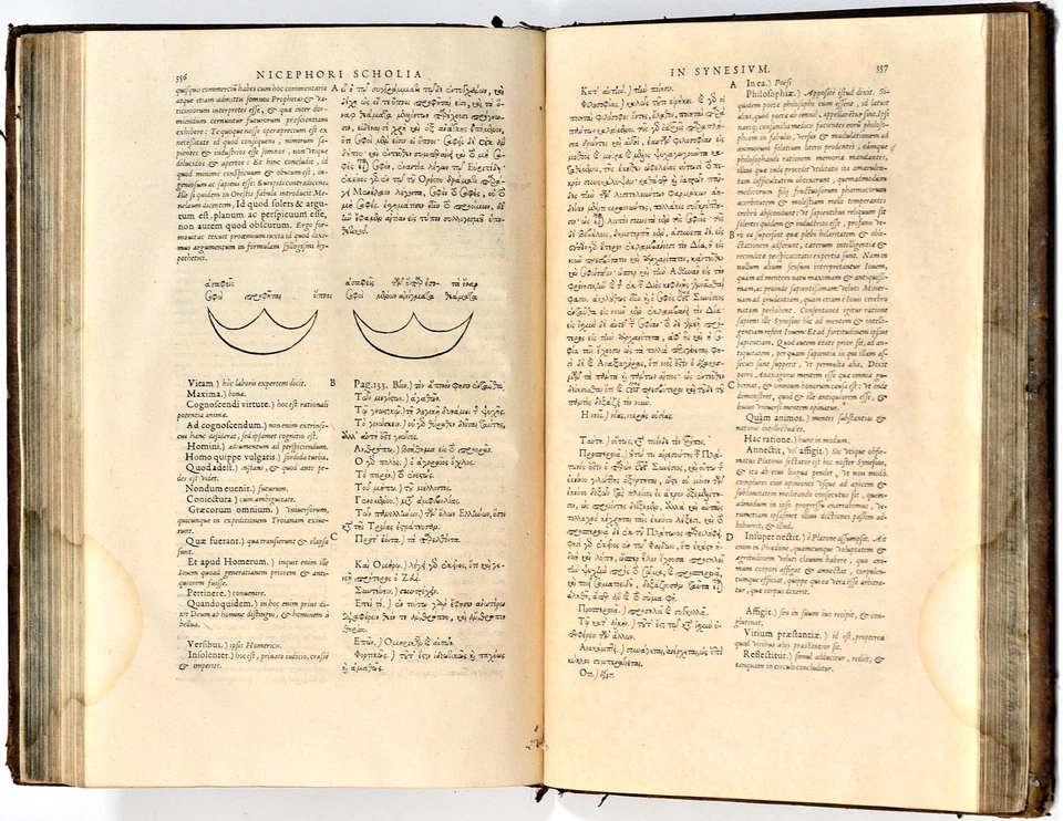 Synesios de Cyrene - SYNESII EPISCOPI CYRENES OPERA. Bilingue Grec Latin, 1612 - Photo 4/4