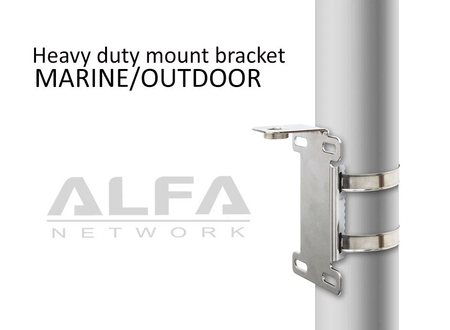 Alfa 9 dBi AOA-2409N outdoor Wi-Fi omni-directional antenna + mount bracket kit - Image 3 of 4