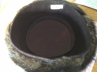 Vintage Womens Deep Brown Mink Fur Coralie Hat Made By Union  display picture 1