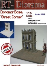 Diorama Base: Street Corner Standard 1:35 Diorama Model Kit RT-DIORAMA