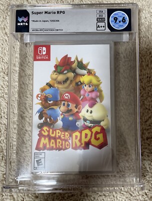 WATA A++ Seal Super Mario Bros RPG Nintendo Switch