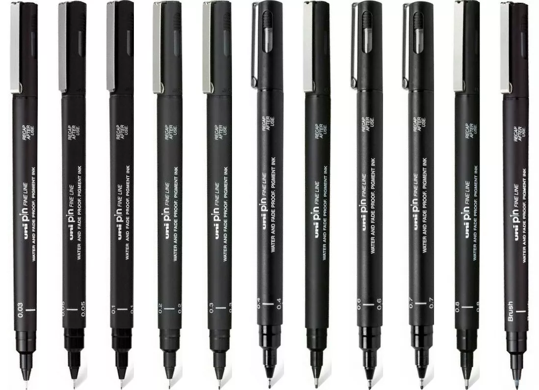 Uni Pin Fineliner Pen 0.05mm Black