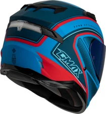 GMAX FF-98 Aftershock Helmet Matte Blue / Red Small