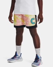 Steph Curry All Star ASG Sesame Street Shorts Small S Under Armour Mens Warriors