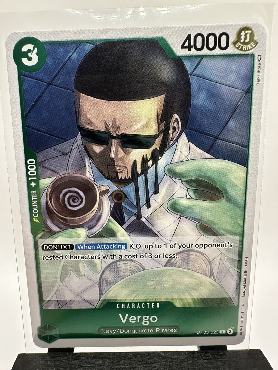 One Piece Card Game Vergo OP05-023 R English Awakening of the New
