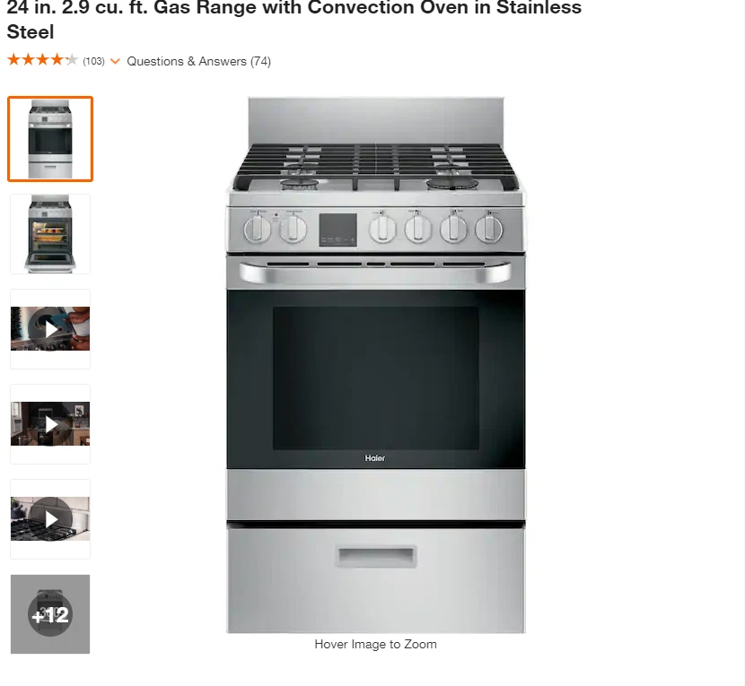 Haier 24 wall oven deals