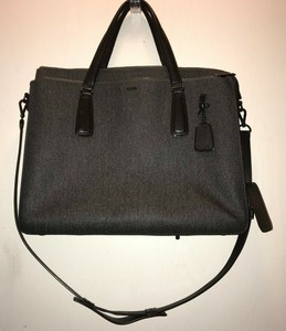 tumi canvas briefcase