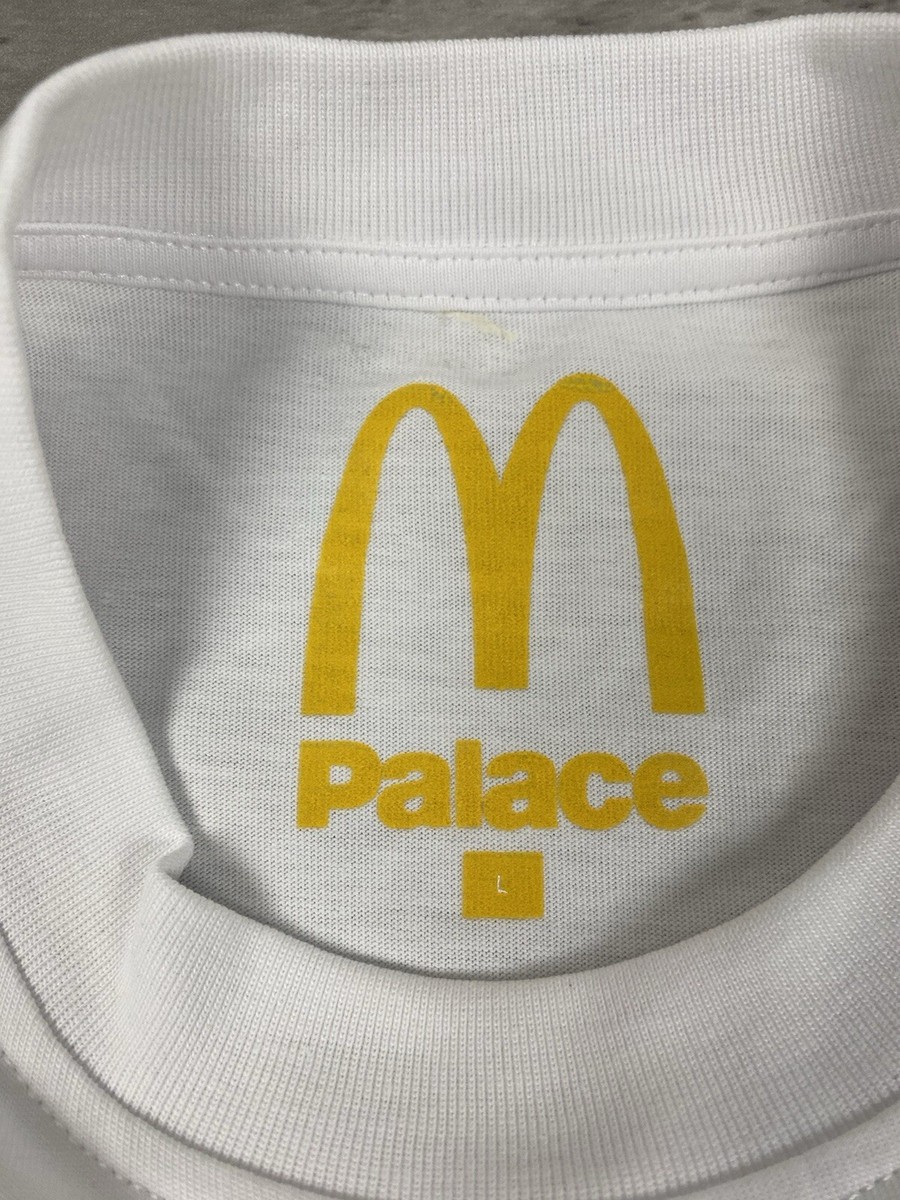 【Palace x McDonald's】 Logo T-Shirt White ★大人気★ Buy Palace x McDonald's Logo T-Shirt 'White' - P25TS338 | GOAT