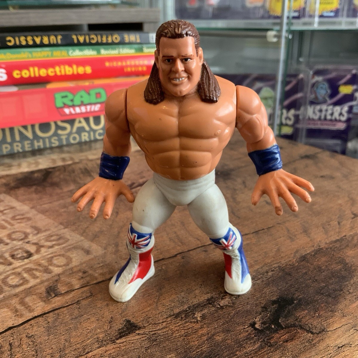Hasbro WWF British Bulldog Action Figure Wrestler WWE Retro