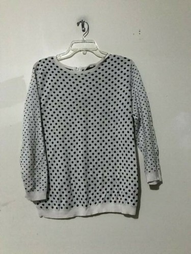 Black Polka Dot Sweater Women 