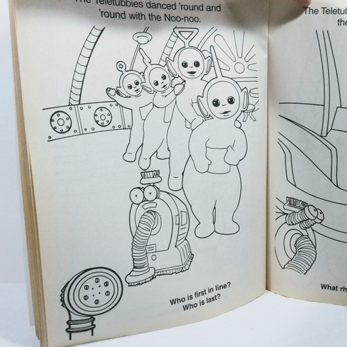 1998 Teletubbies Coloring Activity Book Dipsy's Day To Dance - Picture 6 of 9