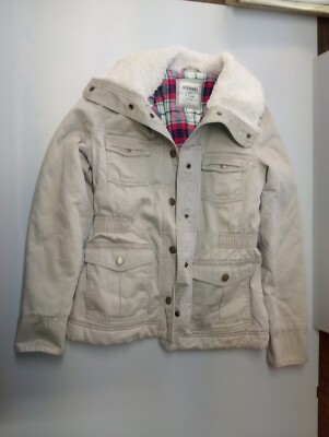 Old Navy Denim Jacket/Coat Flannel Lined Youth Girls Size X-small