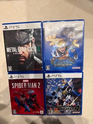 Metal Gear Delta Spider-Man 2 Naruto Connections Gundam Breaker 4 PS5 Lot Japan