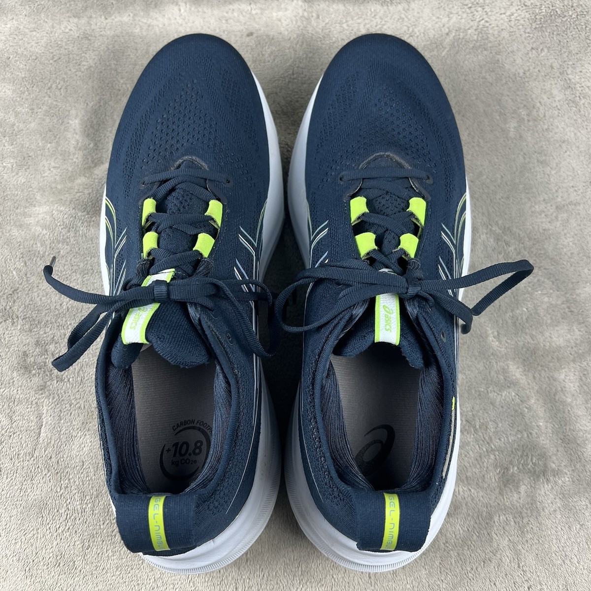 【未使用 27cm】ASICS　 GEL-NIMBUS 26 ネイビー/ライム 未使用 27cm】ASICS GEL-NIMBUS 26 ネイビー/ライム