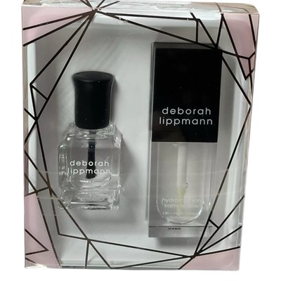 deborah lippmann ~ Lip Gloss .20oz & Nail Polish .27oz Duet  Shade High & Dry