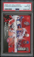 2009 UD Collector's Choice 3 Star Selections #216 Price/Markov/Gomez PSA 10