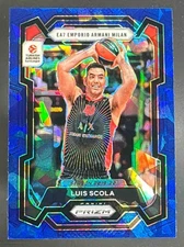 LUIS SCOLA 2023-24 Panini Prizm Euroleague Basketball Blue Ice /125
