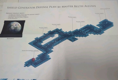 Star Wars Journal of Master Gnost-Dural (Hardcover) with both maps and Treaty - 第 3/11 張圖片