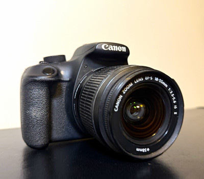 Canon EOS Rebel T5 Digital SLR (DSLR) Camera w/ EF-S 18-55mm Lens 18MP Black