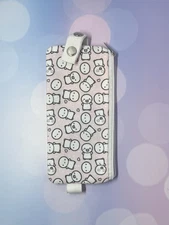 The Coffee Monsterz Co TCMC Power Pink Emoti Elastic Band Pen Pouch Q2 Sub