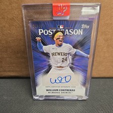 2025 Topps William Contreras - Postseason Performance Auto - 04/10 - MLB