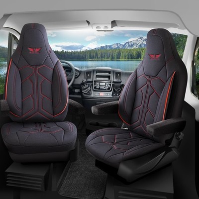 Pkw Sitzbezüge passend für Domo Campingbusse Wohnmobil in Beige Pilot 1.3