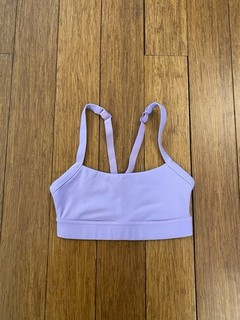 Women’s LSKD Pale Purple Momentum Sports Bra Adjustable Straps No Size Suit Sz 6