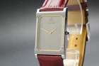 Vintage 1978 [Exc+5] SEIKO 8420-6990 CREDOR Gray Dial Tank Quartz Men's Watch
