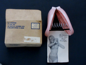 VINTAGE 1965 MARK EDEN BUST DEVELOPER EXERCISE BOOKLET AND BOX