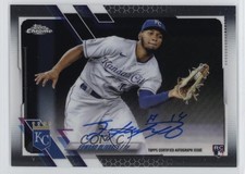 2021 Topps Chrome Rookie Auto Edward Olivares #RA-EO Auto 05ja