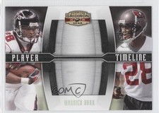 2008 Donruss Gridiron Gear Player Timeline Silver /250 Warrick Dunn #PT-21 e5r