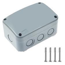 Waterproof Electrical Junction Box ABS Plastic Outdoor Enclosure 125x86x62mm