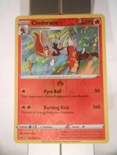 111PK035r - Cinderace- 35/202 - Sword and Shield - Rare Reverse
