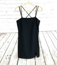Zara Size Small Little Black Mini Dress Spaghetti Strap Date Night NWT