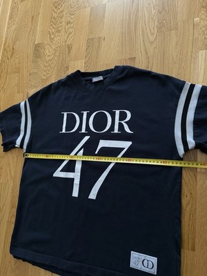 Dior 47 Oversized Navy Blue T-shirt Size S | eBay