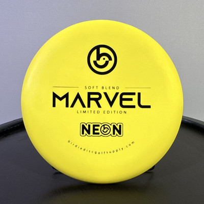 Birdie Discs Marvel NEON Soft Blend Putting Putter 174g Yellow Limited Edition